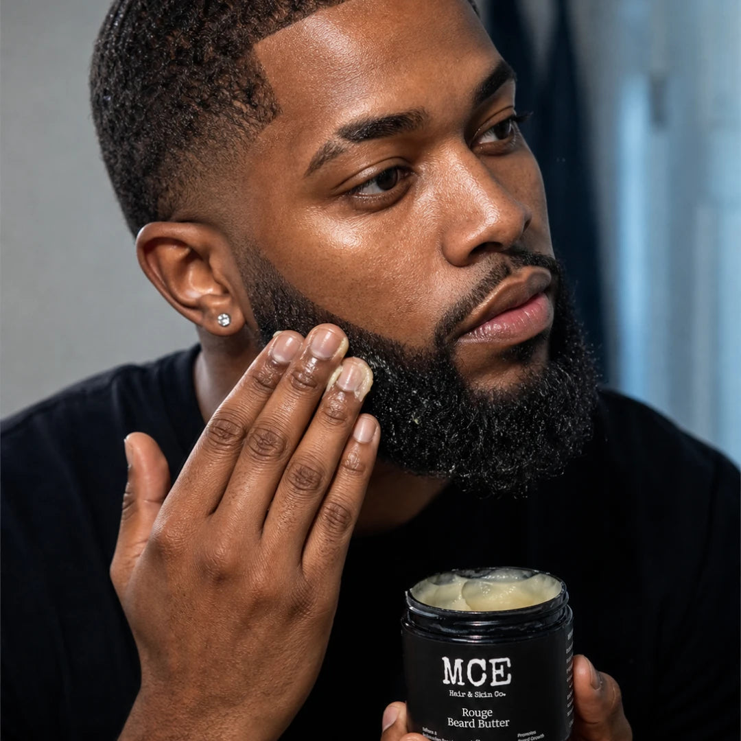 men beard butter